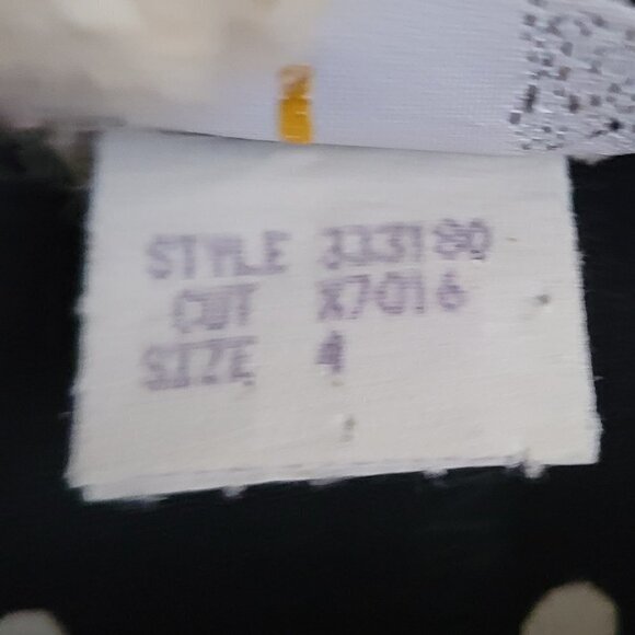 JM by Shelli Segal Vintage Maternity Floral Print Jewel Button Long Sleeve Dress - Picture 13 of 15